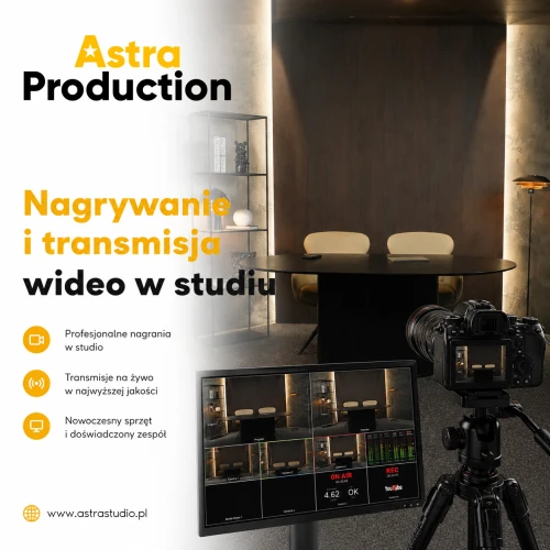 Nagrywanie i transmisja wideo w studiu